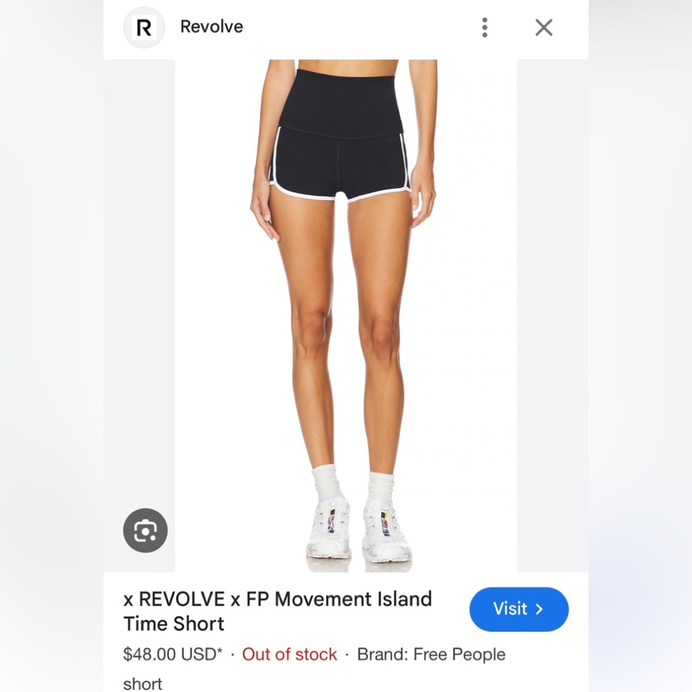 FP Movement by FREE PEOPLE Island Time Short NWOT Size XS.